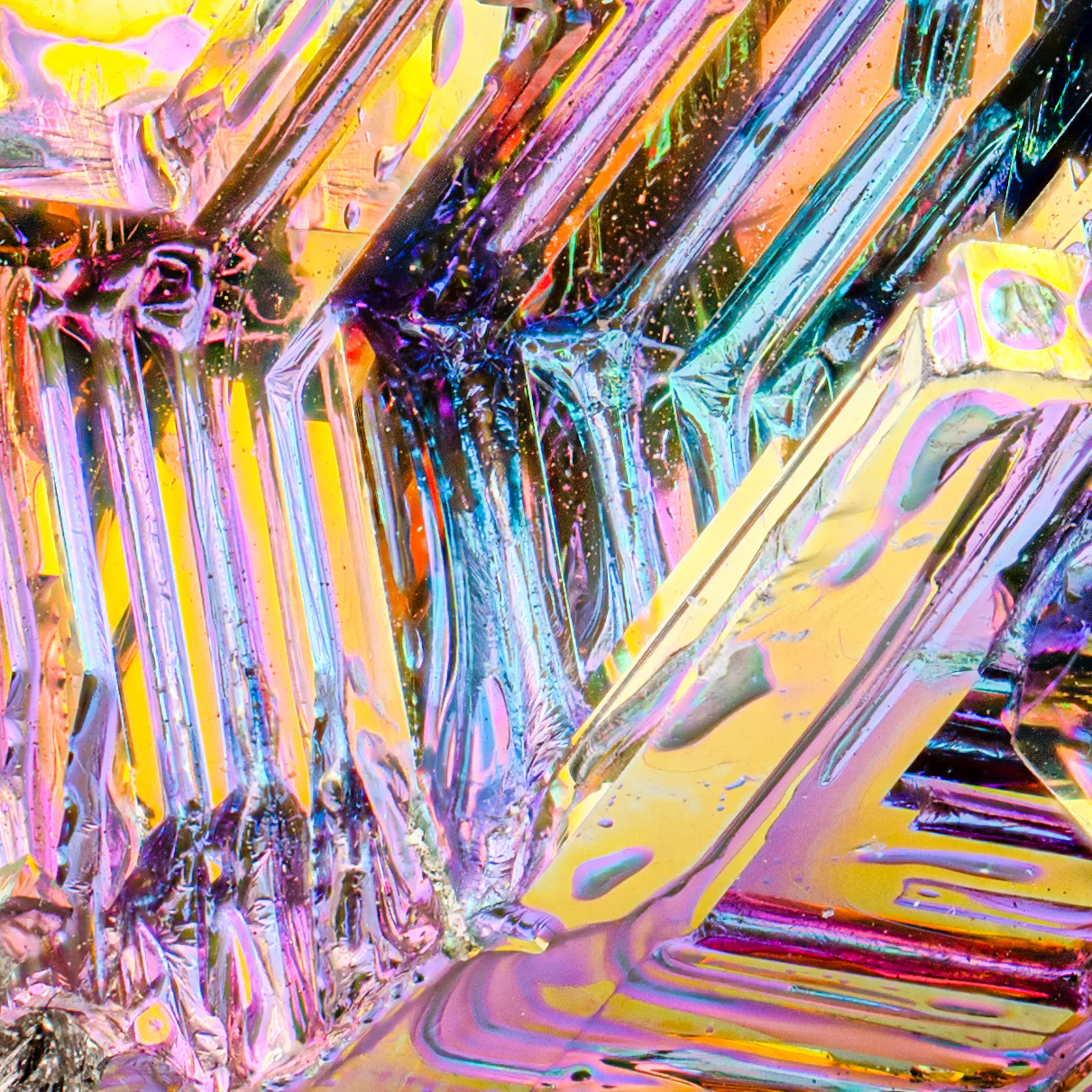 Bismuth Rainbow Crystal Staircase - SOLD 1.920" - Image 2