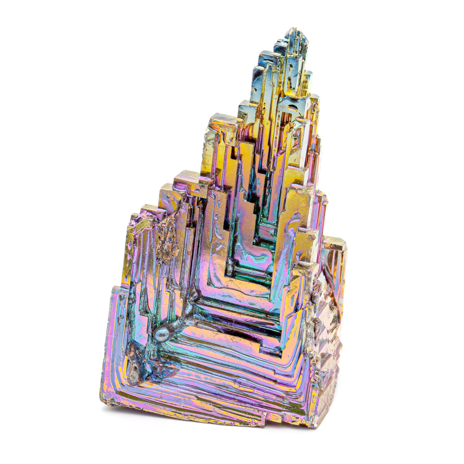Bismuth Rainbow Crystal Staircase - 1.992"