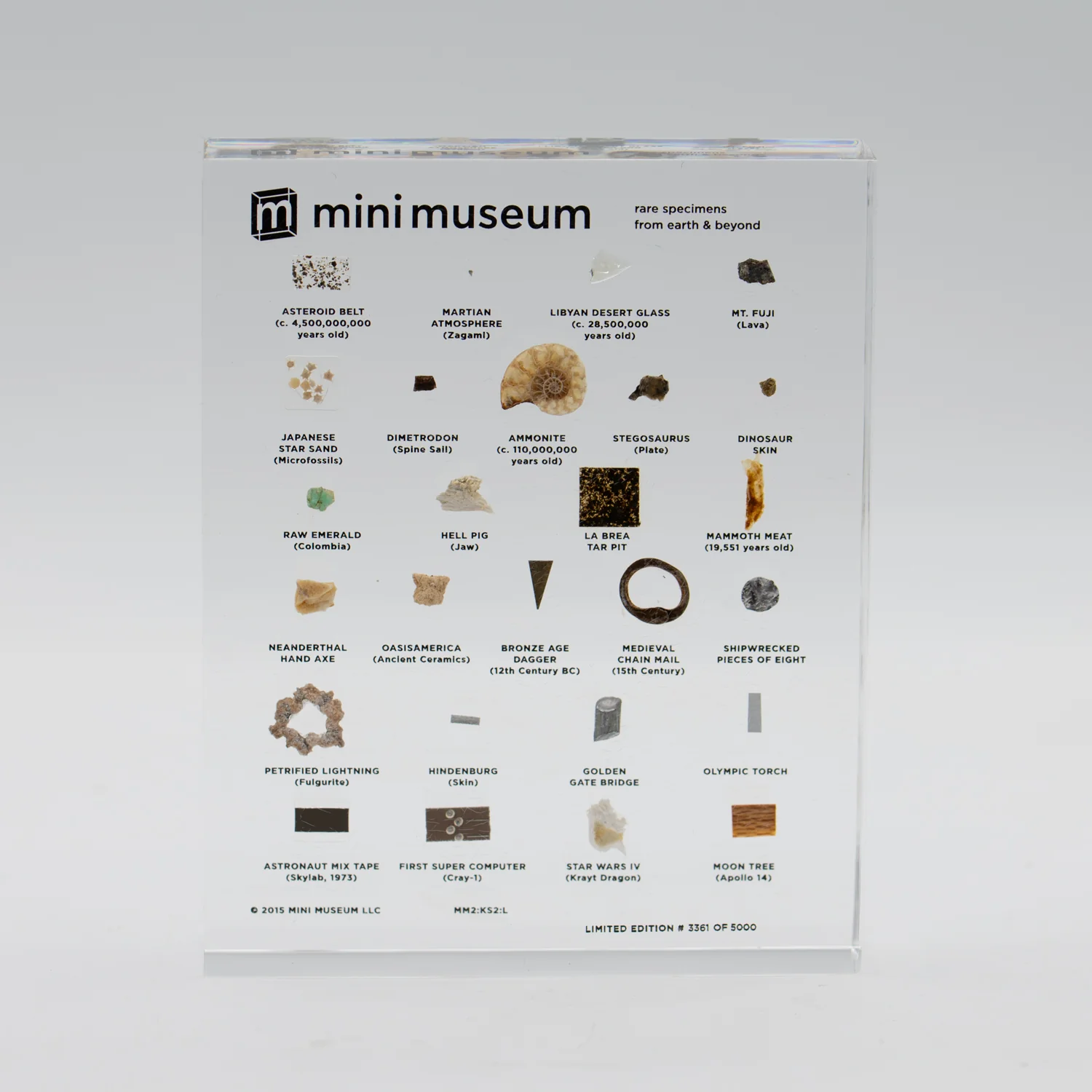 Mini Museum Out of the Vault - Second Edition ID #3361 (LARGE - 26 Specimens)