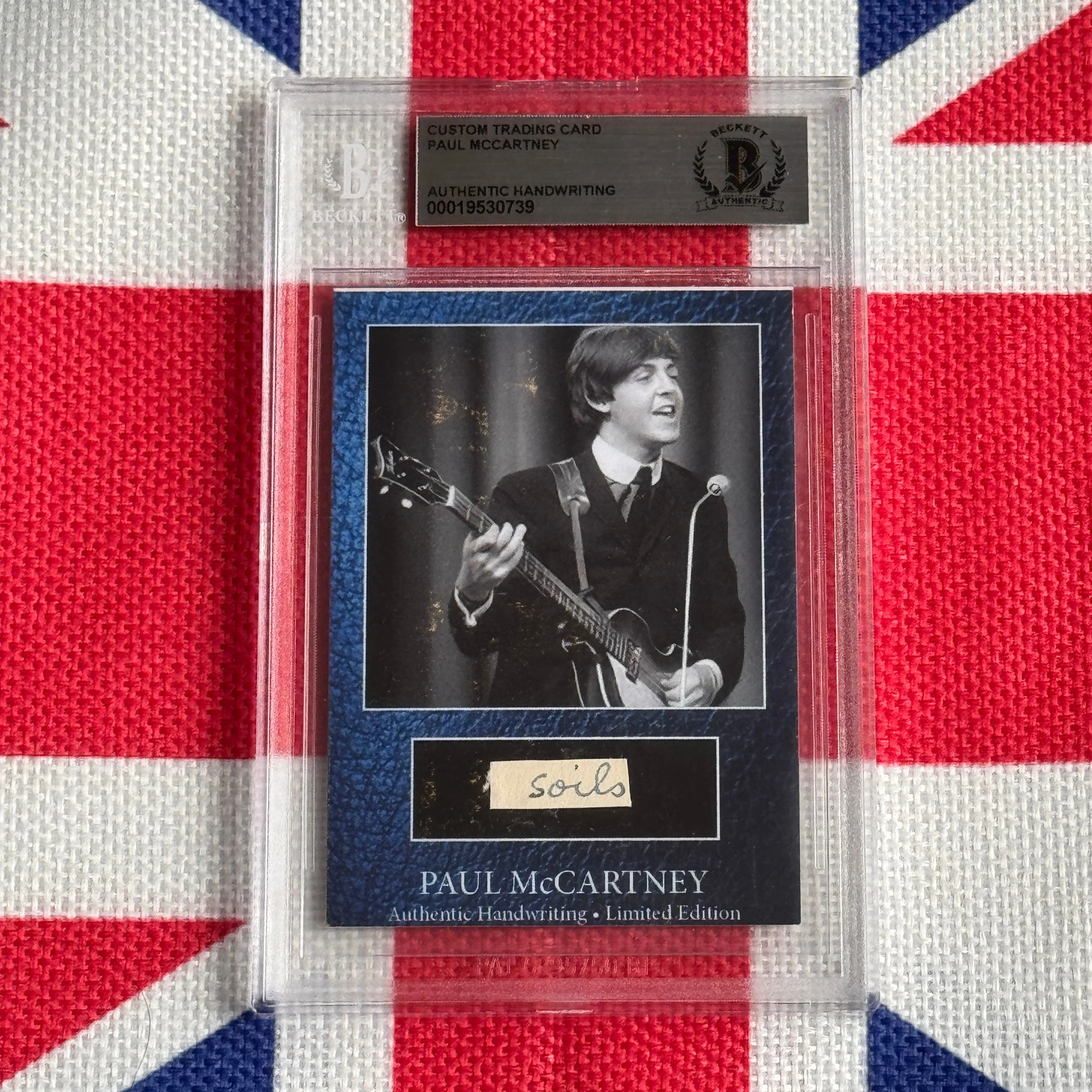 Paul McCartney Beckett Handwriting - Removed From His Highschool Notebook - Image 68